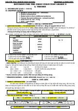 Đề cương ôn tập Học kì 1 Tiếng Anh 9 năm 2024–2025 trường THCS Nguyễn Trãi (Bà Rịa Vũng Tàu)